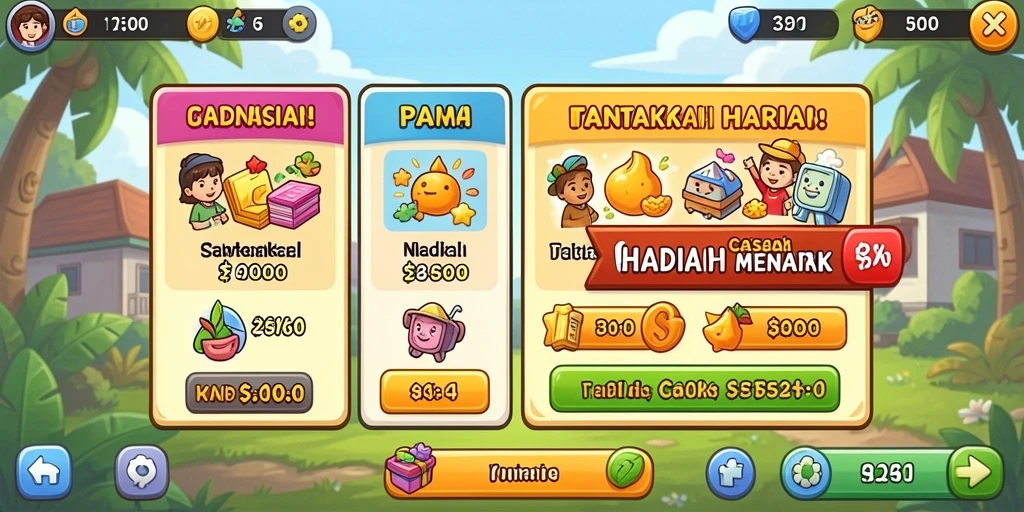 Fitur chat untuk berinteraksi dengan pemain lain.